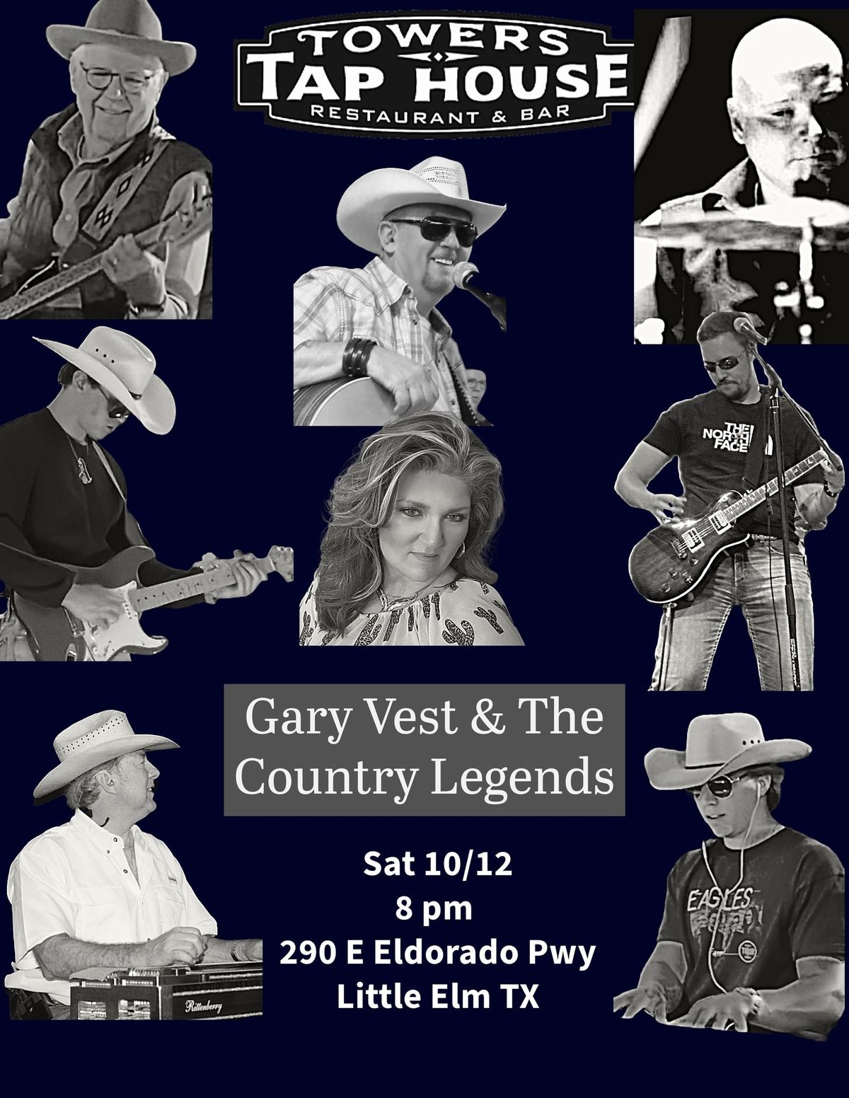 Gary Vest & The Country Legends @ Towers Taphouse 