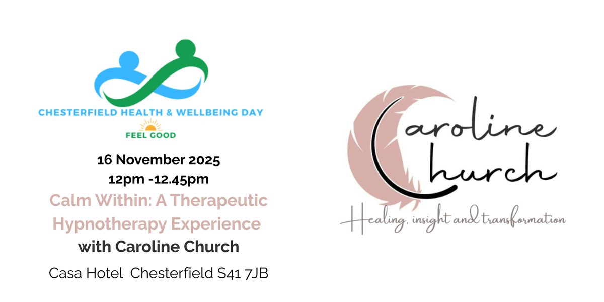 Workshop: Calm Within: A Therapeutic Hypnotherapy Experience  12pm