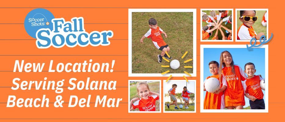 NEW! Soccer Shots now at Solana Highlands Park! Ages 2-10 (2-3) (4-6) (6-10) 