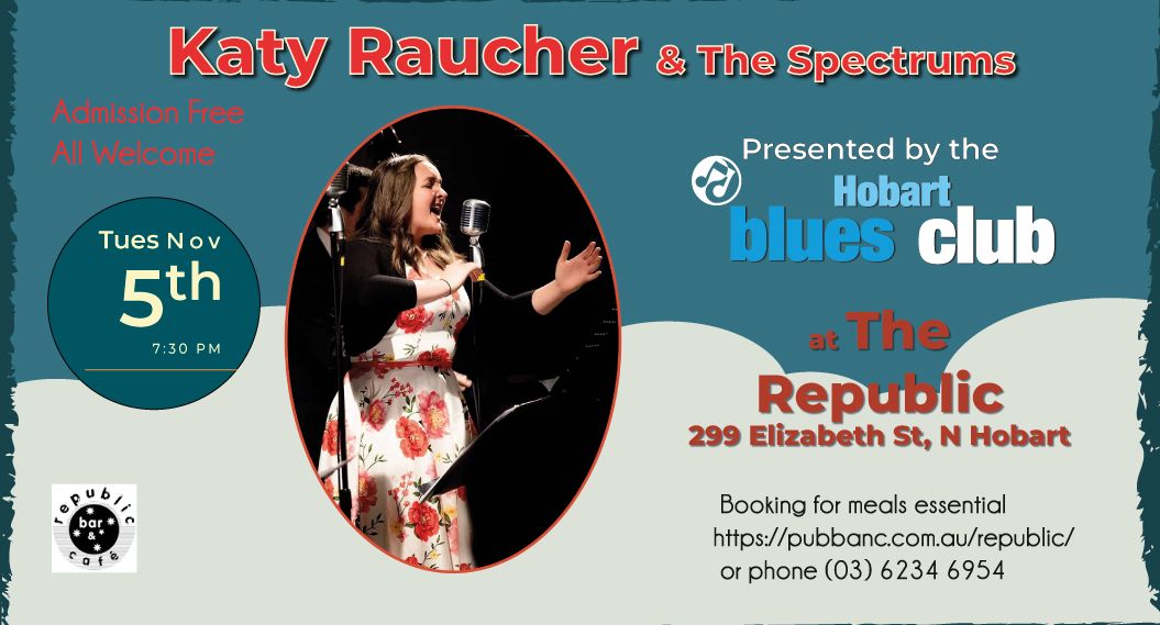 November gig - Katy Raucher and The Spectrums