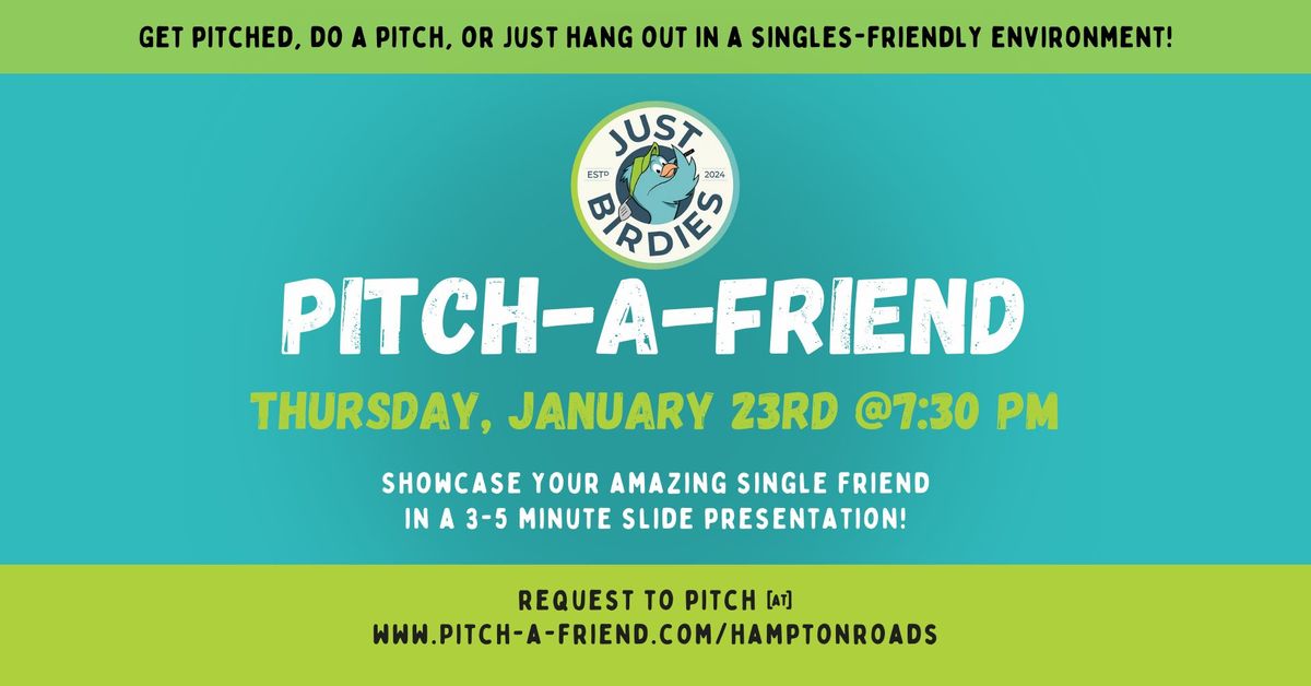 Pitch-A-Friend @ Just Birdies