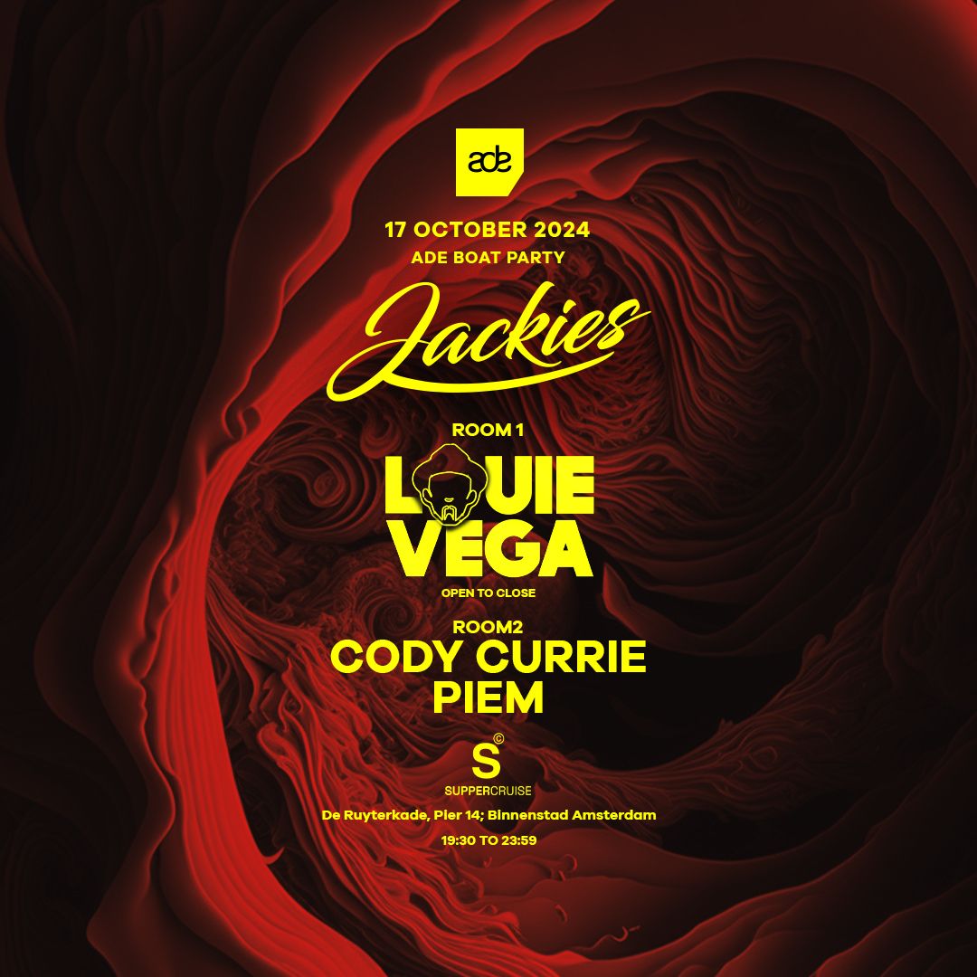 Jackies ADE Boat Party: Cody Currie & Louie Vega all night long!