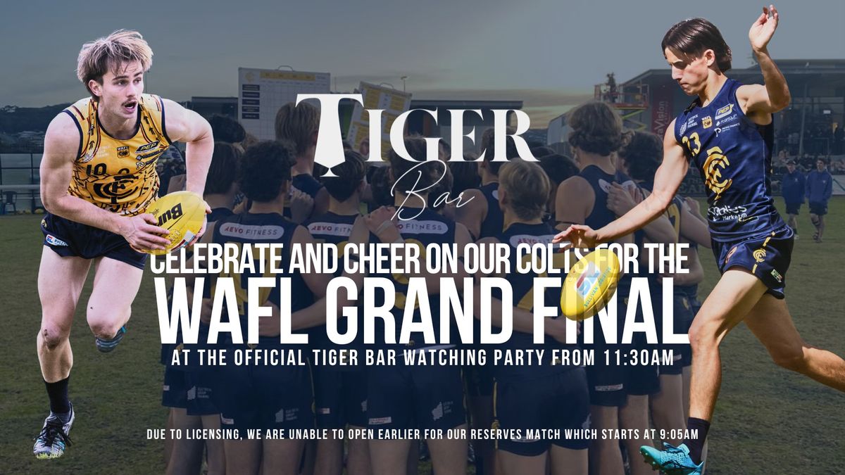 Tiger Bar | WAFL Grand Final Watching Party