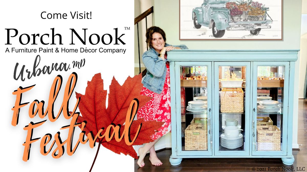 Visit Porch Nook @ the Urbana Fall Festival 2024