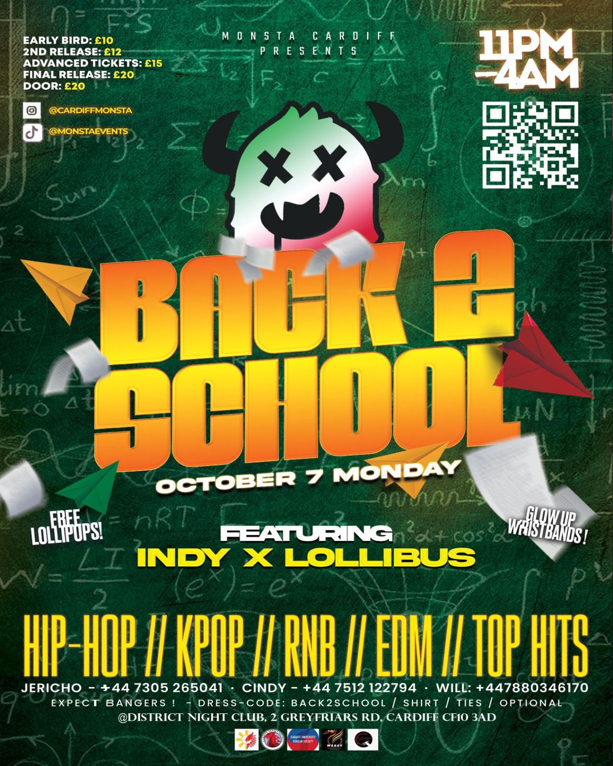 Monsta Cardiff Presents \u201cBack2School Party\u201d @ District 