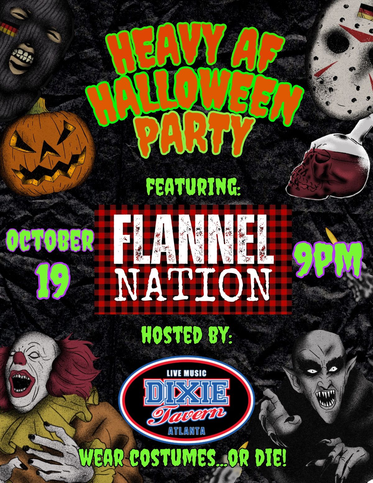 Heavy AF Halloween \ud83c\udf83 Party feat. FLANNEL NATION