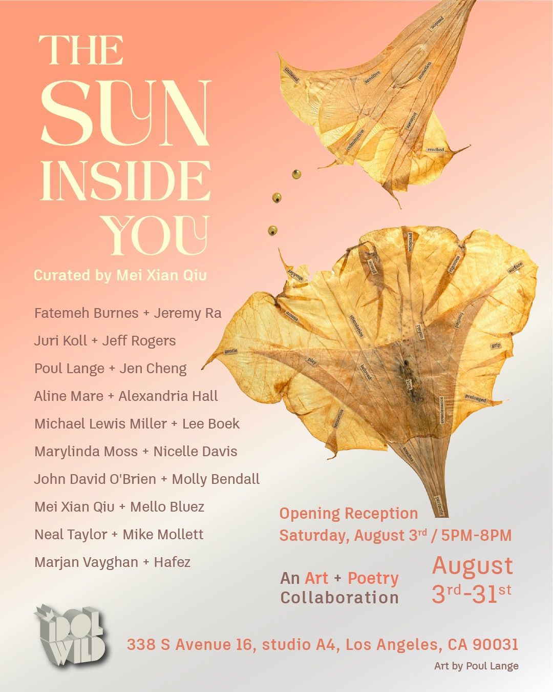 The Sun Inside You, an Art & Poetry Collaboration 