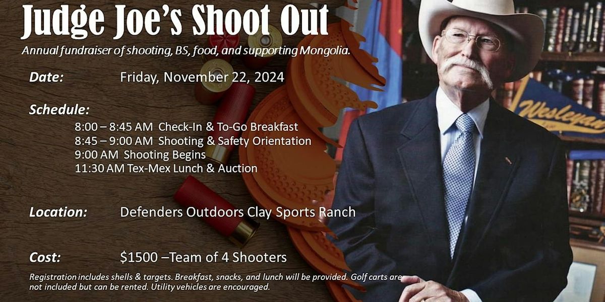 2024 Judge Joe's Annual Shoot Out