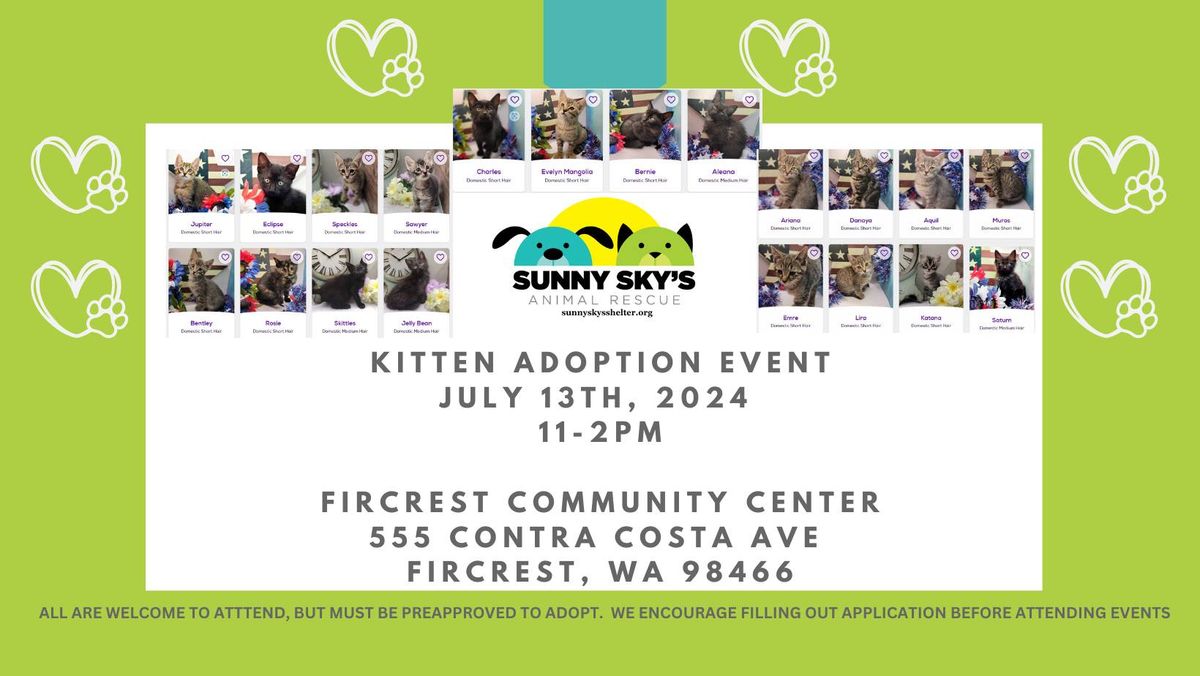 Cat\/Kitten Adoption Event