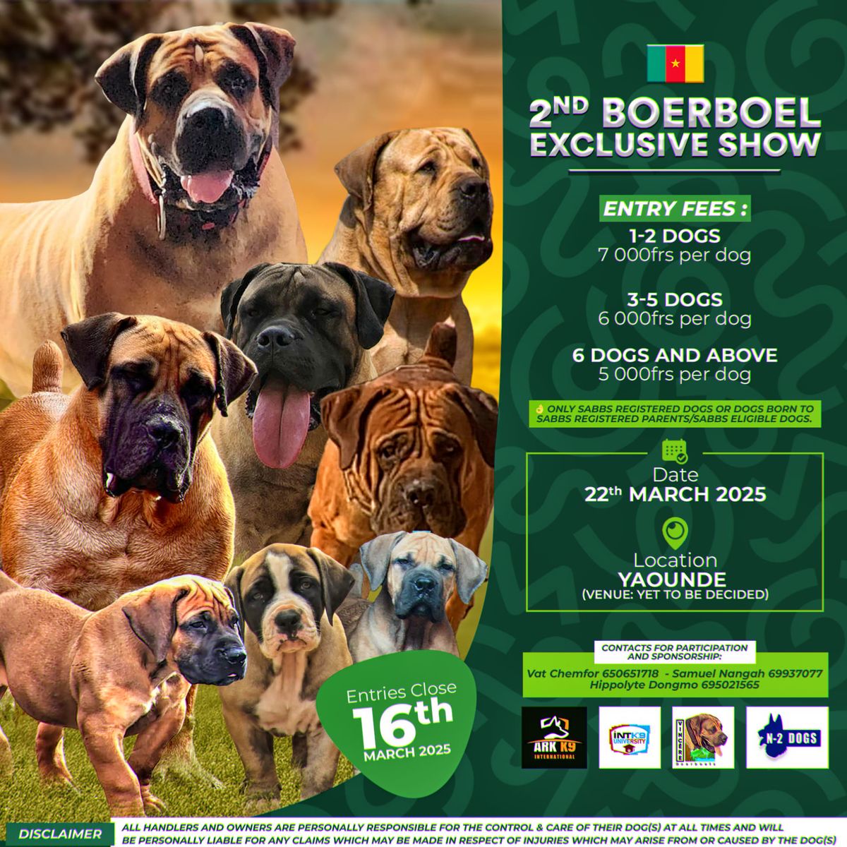 2ND EDITION OF THE BOERBOEL EXCLUSIVE SHOW