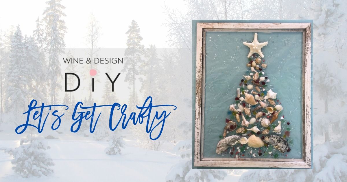 Sip + DIY | A RESIN KIND OF CHRISTMAS MOSAIC