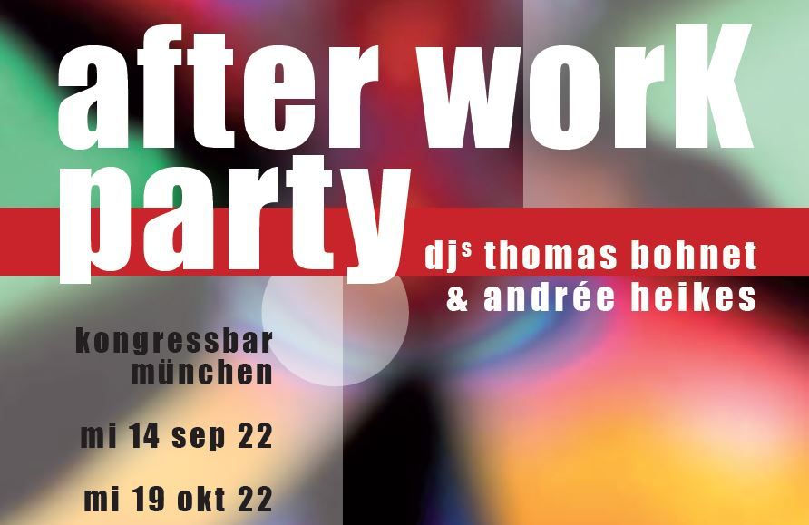AfterWork Party mit DJs Thomas Bohnet & Andr\u00e9e Heikes