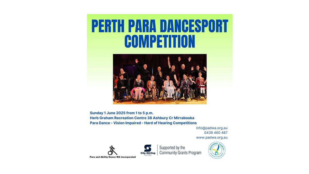 2025 Perth Para DanceSport Competition 