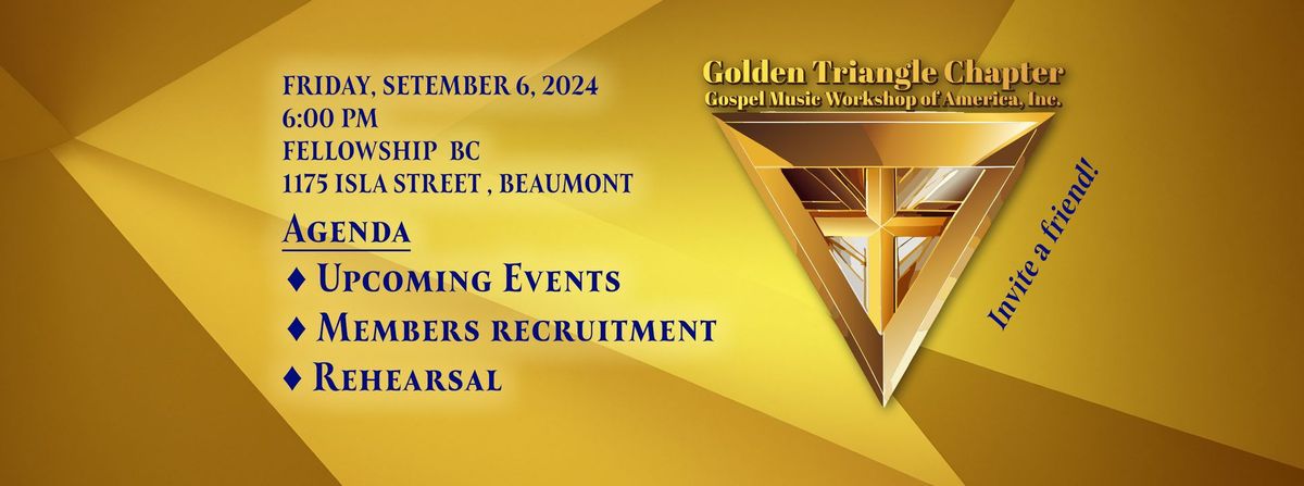 Golden Triangle Triangle Chapter -GMWA Monthly Meeting