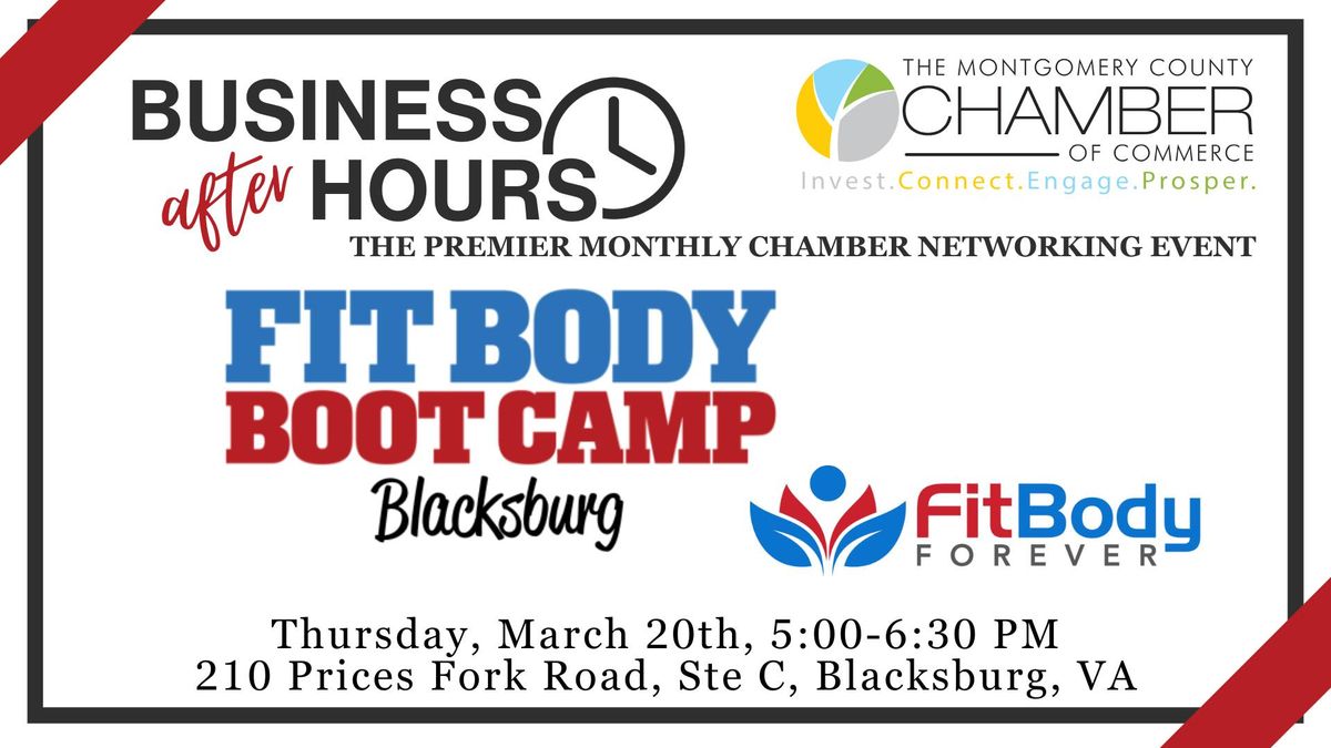 Business After Hours: Fit Body Boot Camp Blacksburg