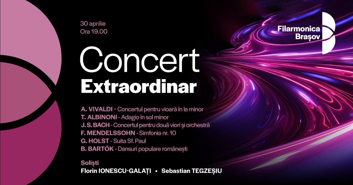 Florin Ionescu-Gala\u021bi, Sebastian Tegze\u0219iu \u0219i orchestra de camer\u0103 a Filarmonicii Bra\u0219ov \u00een concert