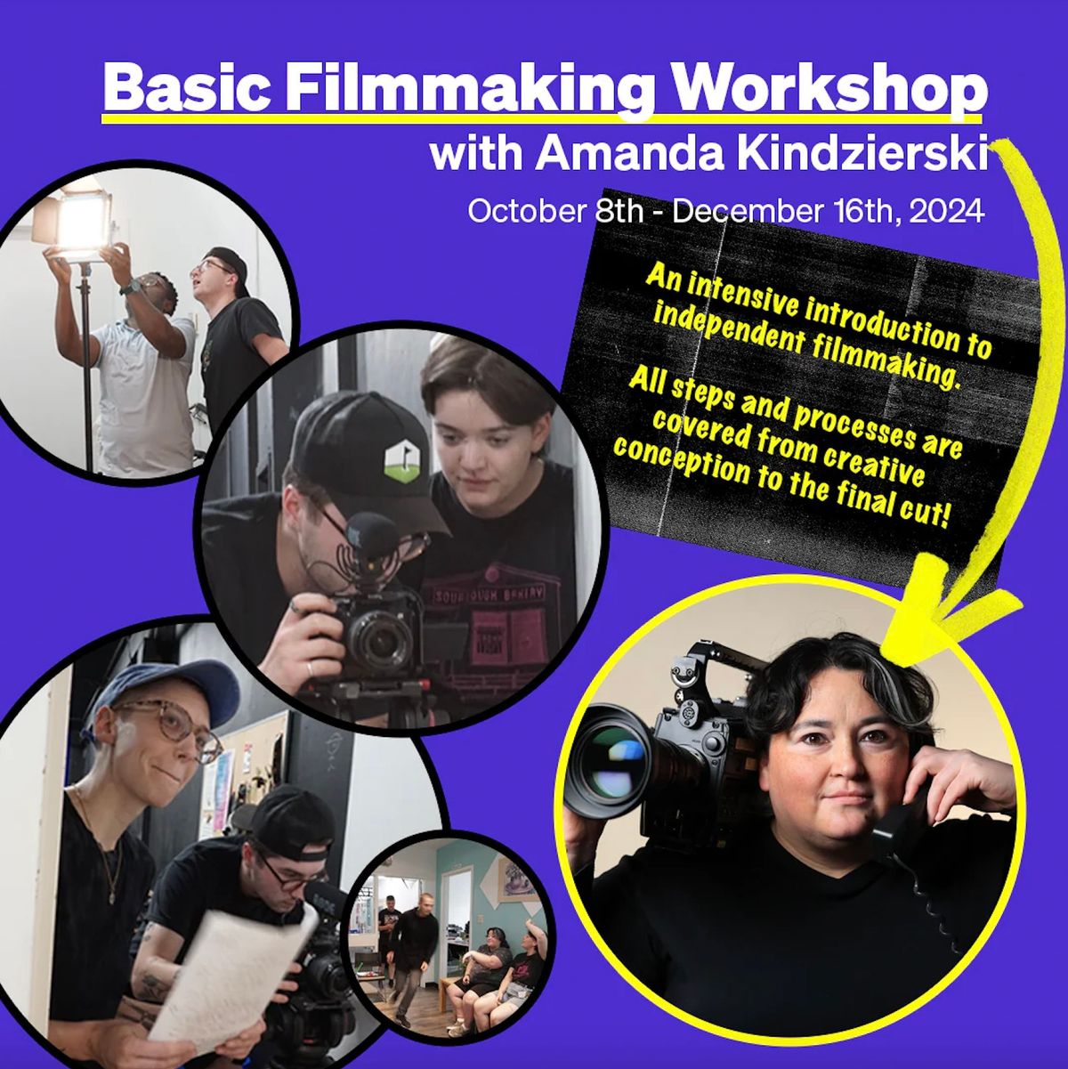 Basic Filmmaking Workshop with Amanda Kindzierski