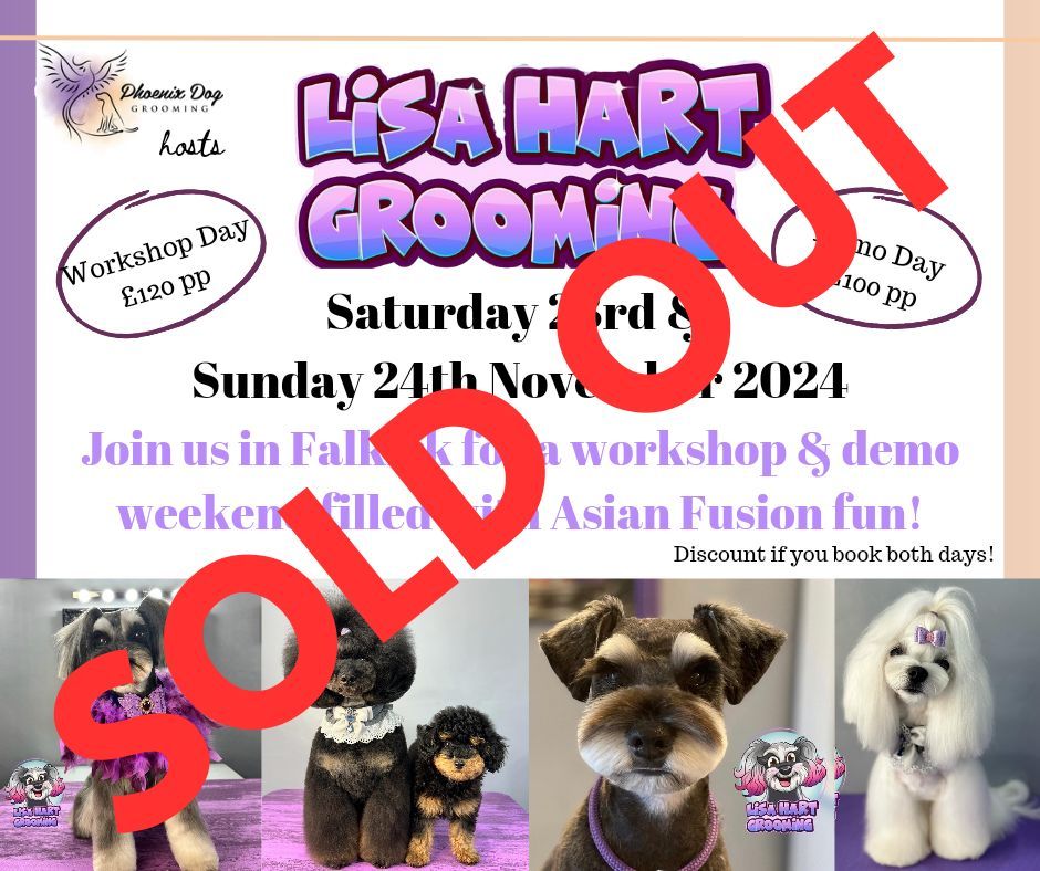 SOLD OUT!!! - - LISA HART comes to SCOTLAND! Asian Fusion Demo & Workshop Weekend