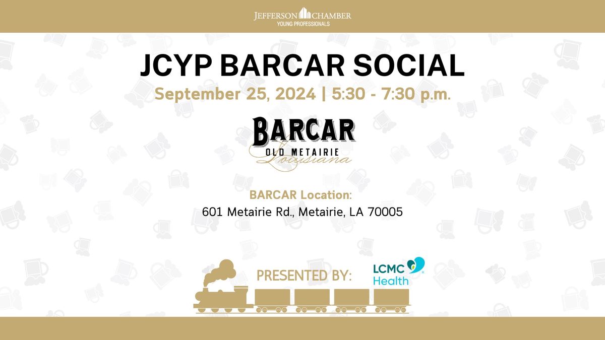 JCYP BARCAR Social presented by LCMC