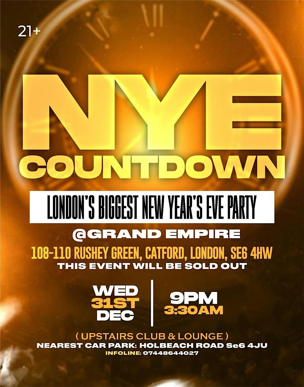 NYE COUNTDOWN LONDON