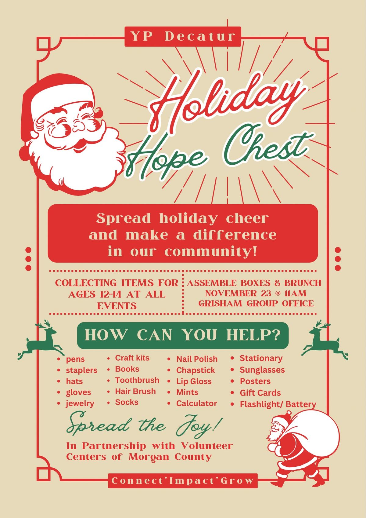 Holiday Hope Chest Impact Project 