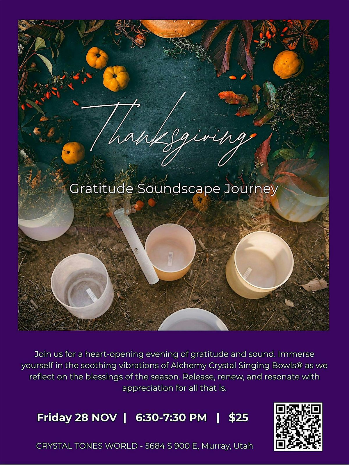 Thanksgiving Gratitude Soundscape Journey