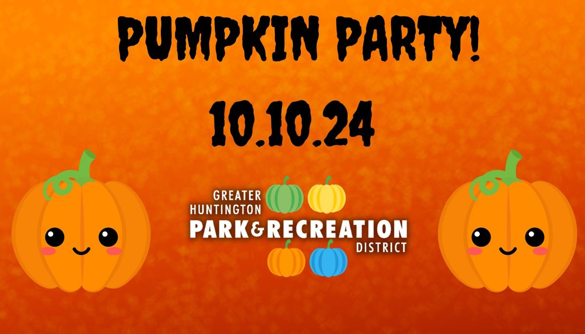 PUMPKIN PARTY THURS 10\/10- SOLD OUT