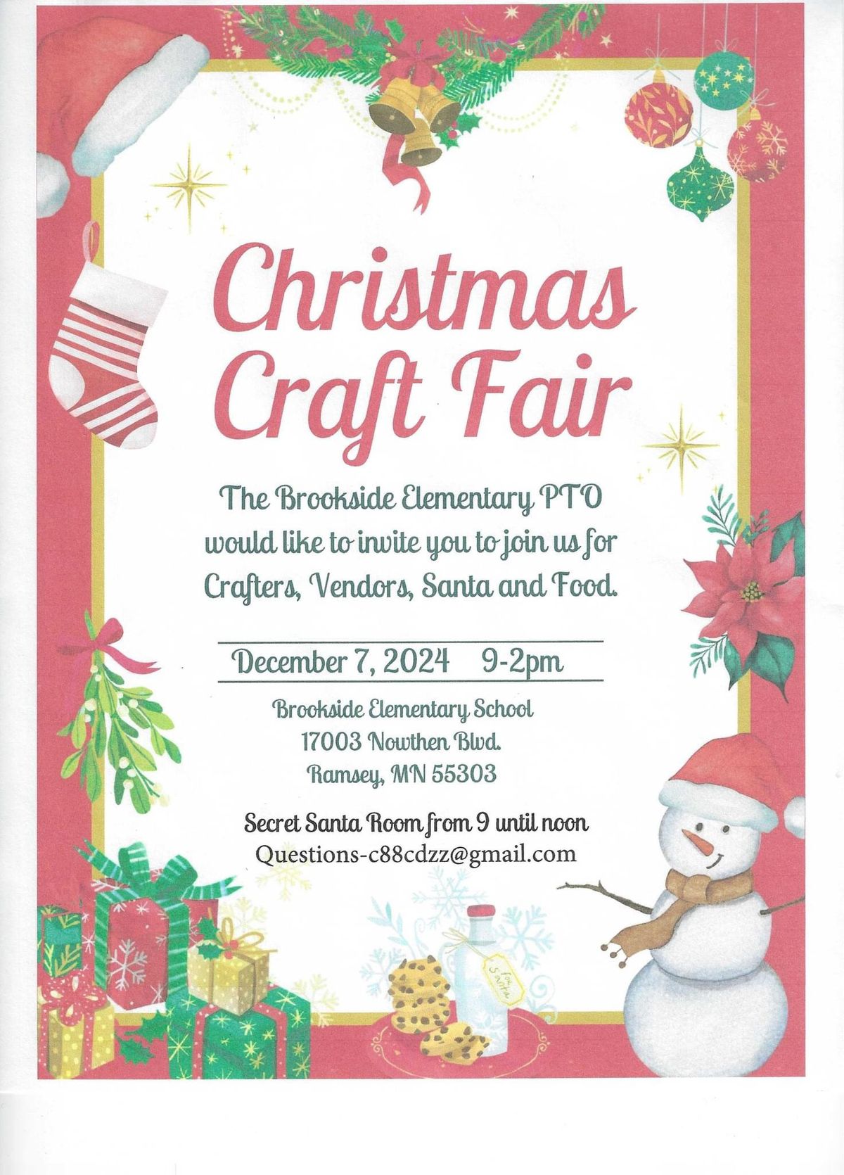 Brookside Elementary Christmas Craft Fair 