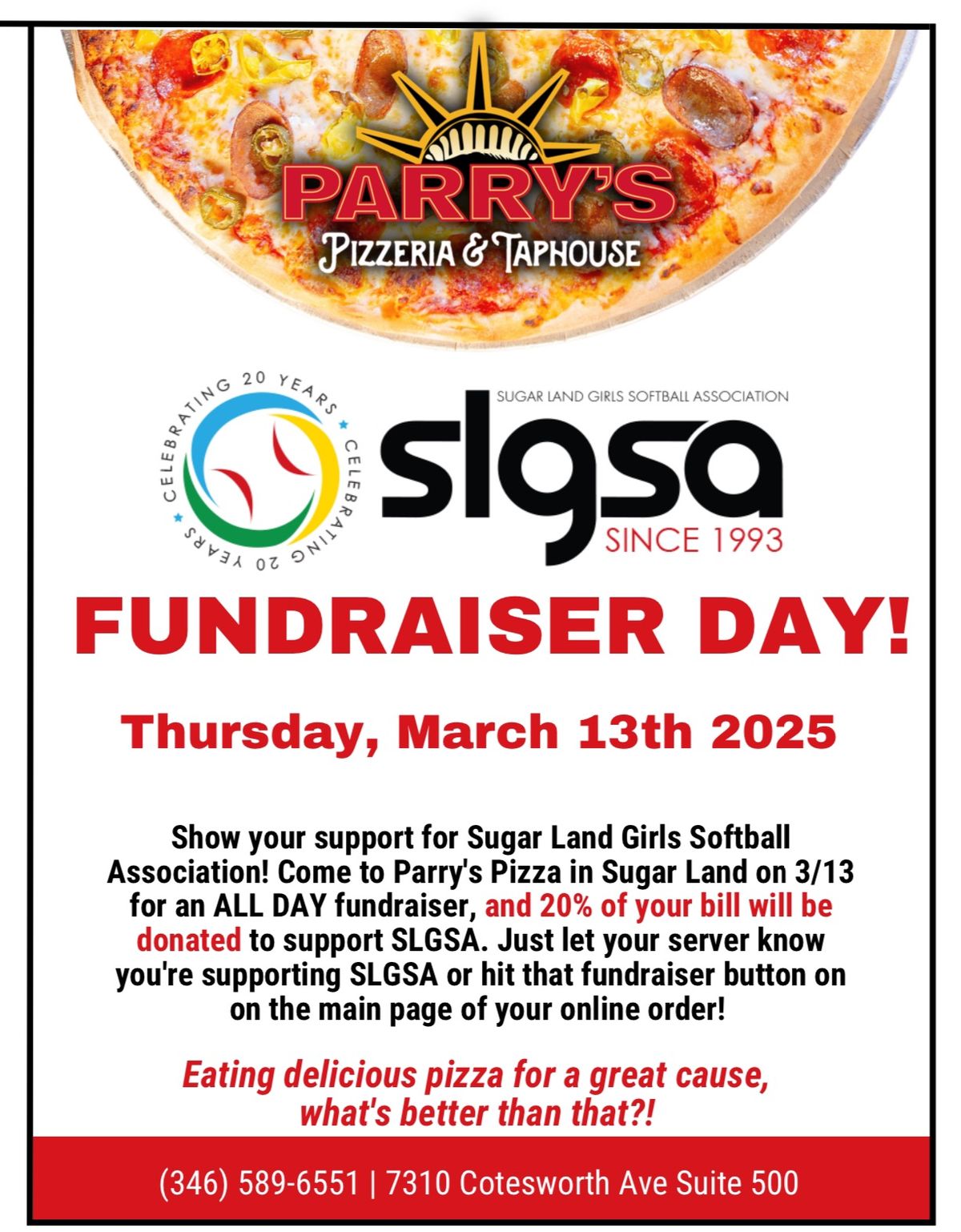 Sugar Land Girls Softball Association Fundraiser