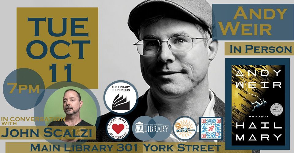  Andy Weir in conversation with John Scalzi