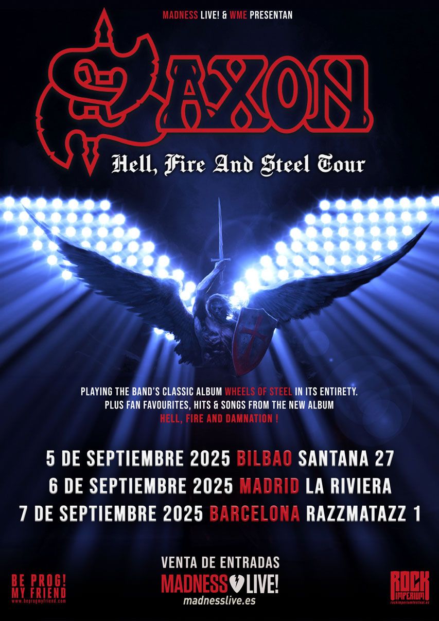 Saxon Madrid Tickets