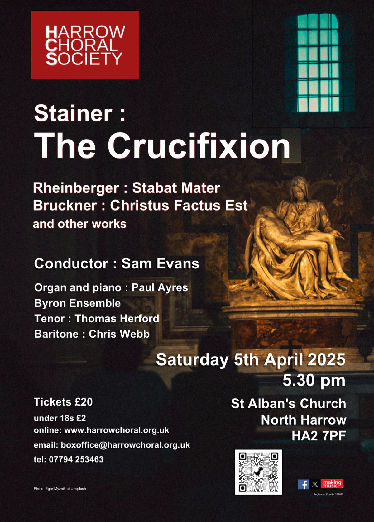 Harrow Choral Society - Stainer,The Crucifixion