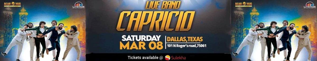 Band Capricio Recap Tour 2025 in Dallas