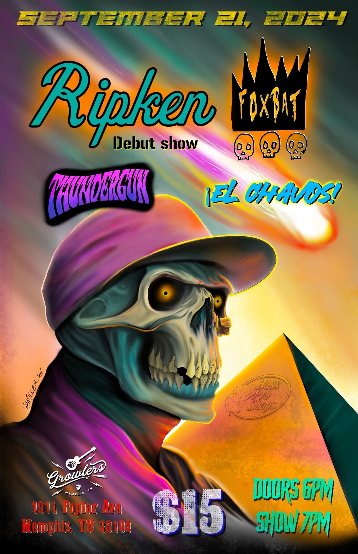 Ripken(Debut Show) w\/ Foxbat, Thundergun, \u00a1El Chavos!