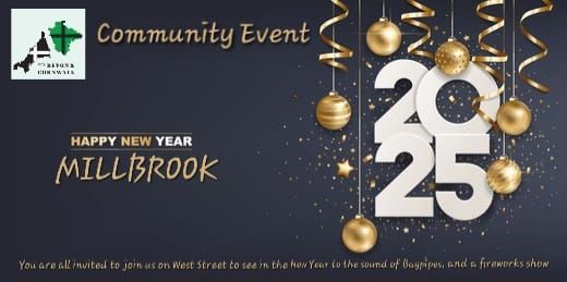 NYE 2025 COMMUNITY GATHERING ON WEST STREET 