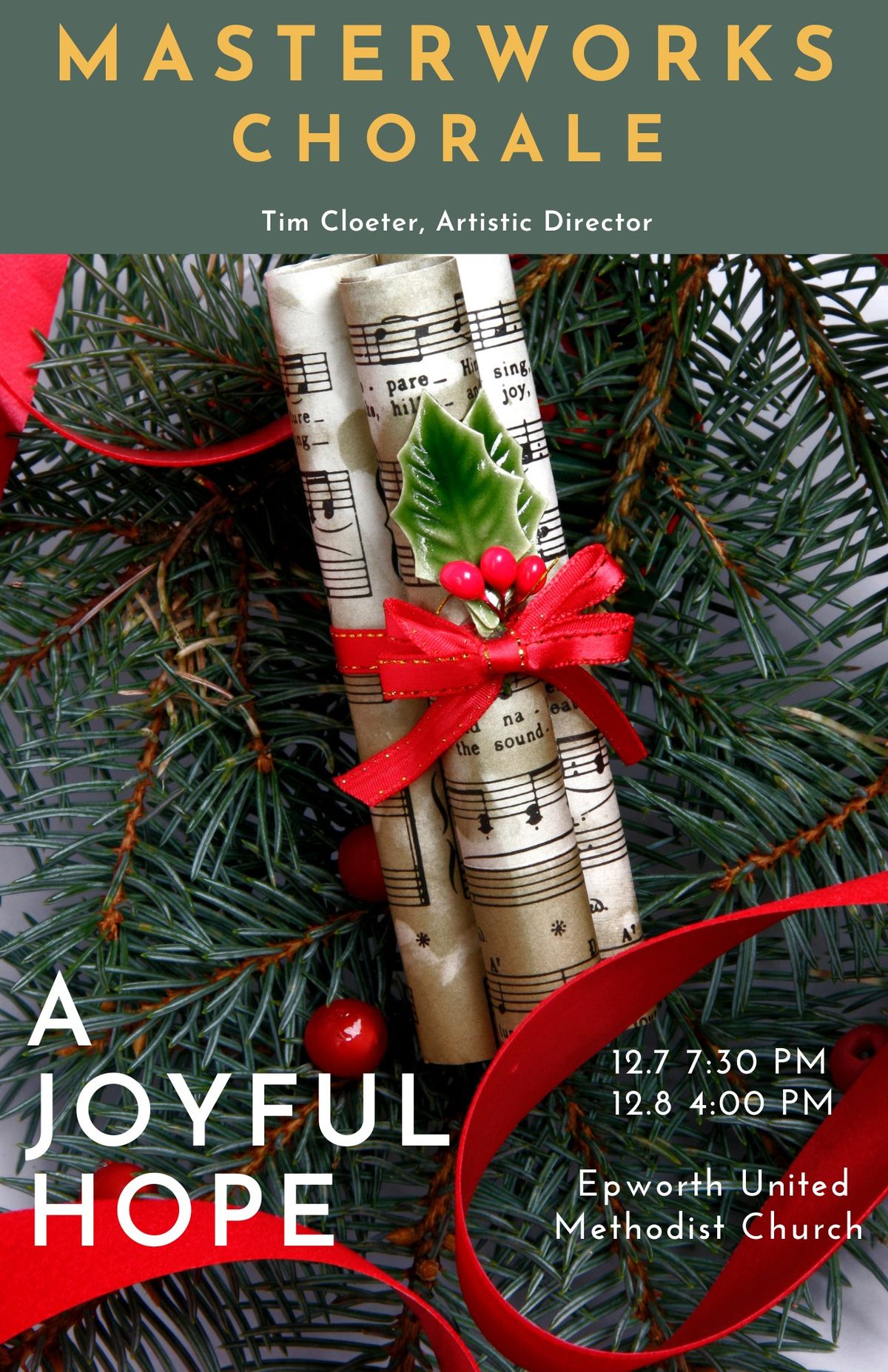 Masterworks Chorale Presents: A Joyful Hope