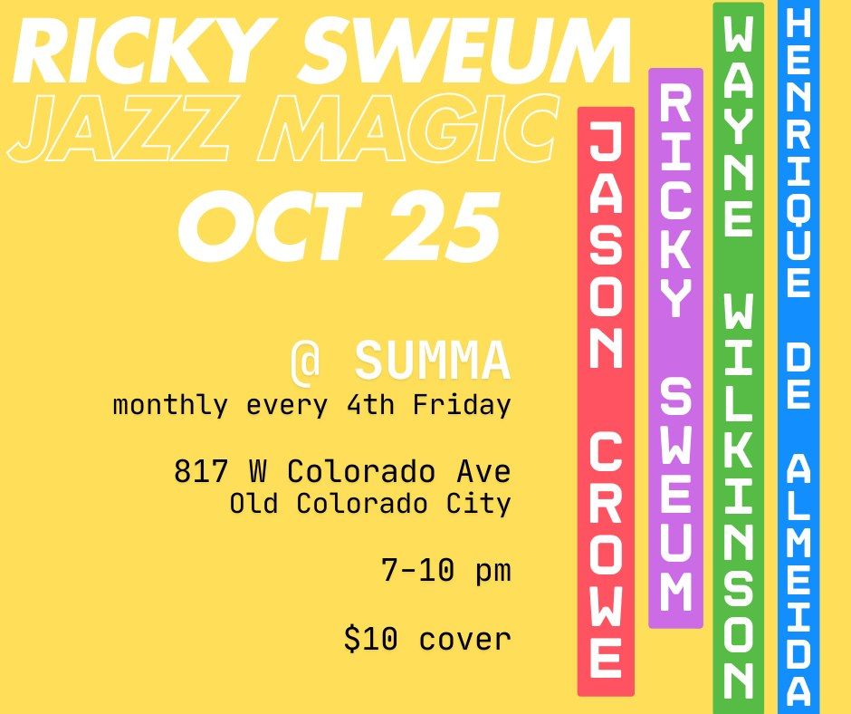 Ricky Sweum Jazz Magic