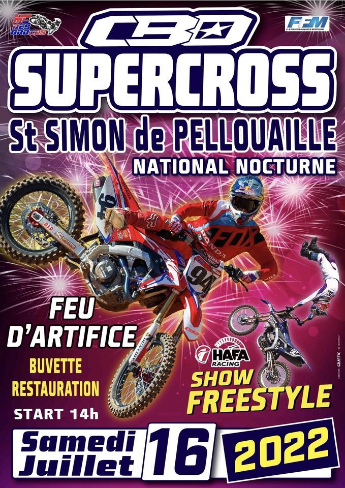 CBO SUPERCROSS ST SIMON DE PELLOUAILLE, Moto Club Des Groies