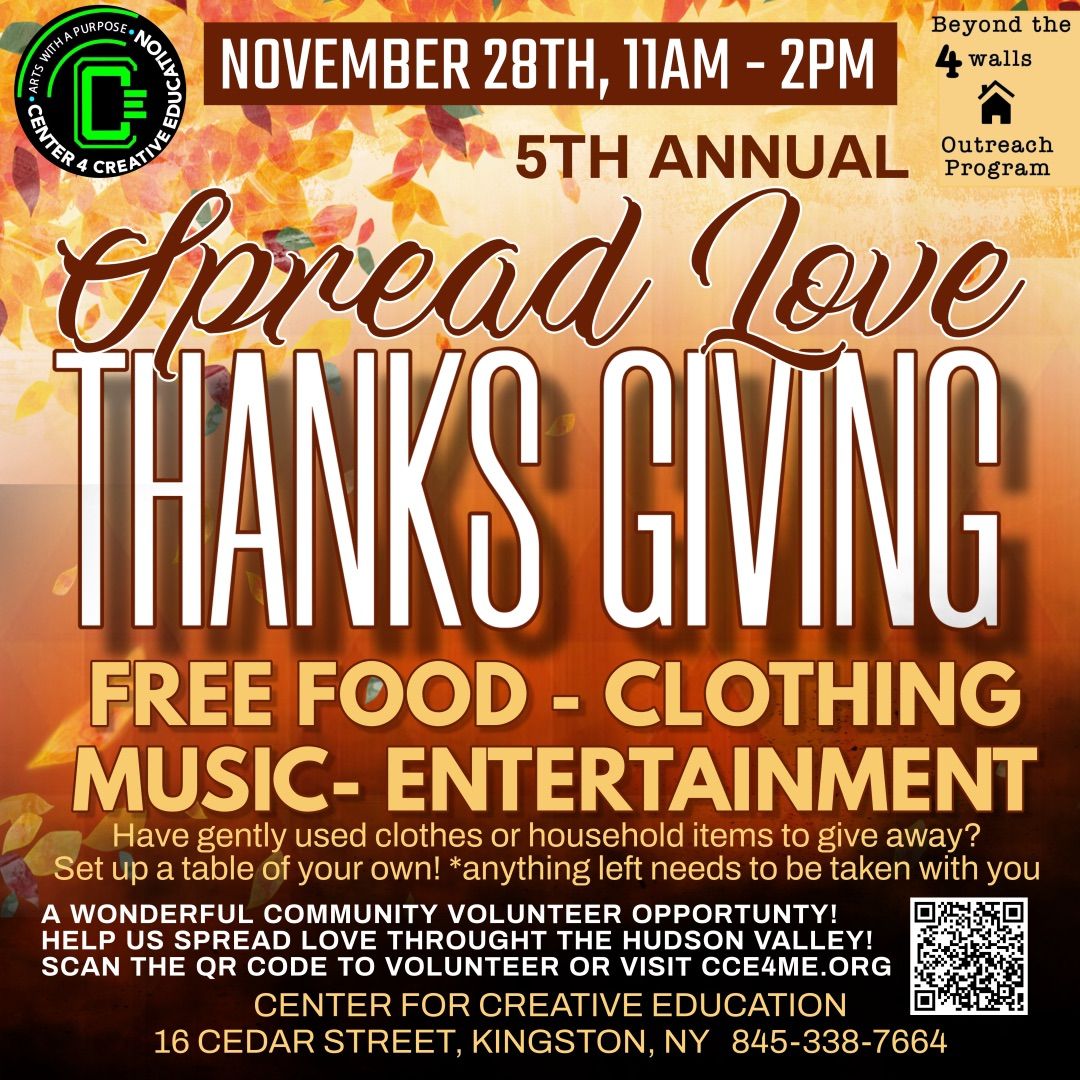 5th Annual Spread Love Thanksgiving Event