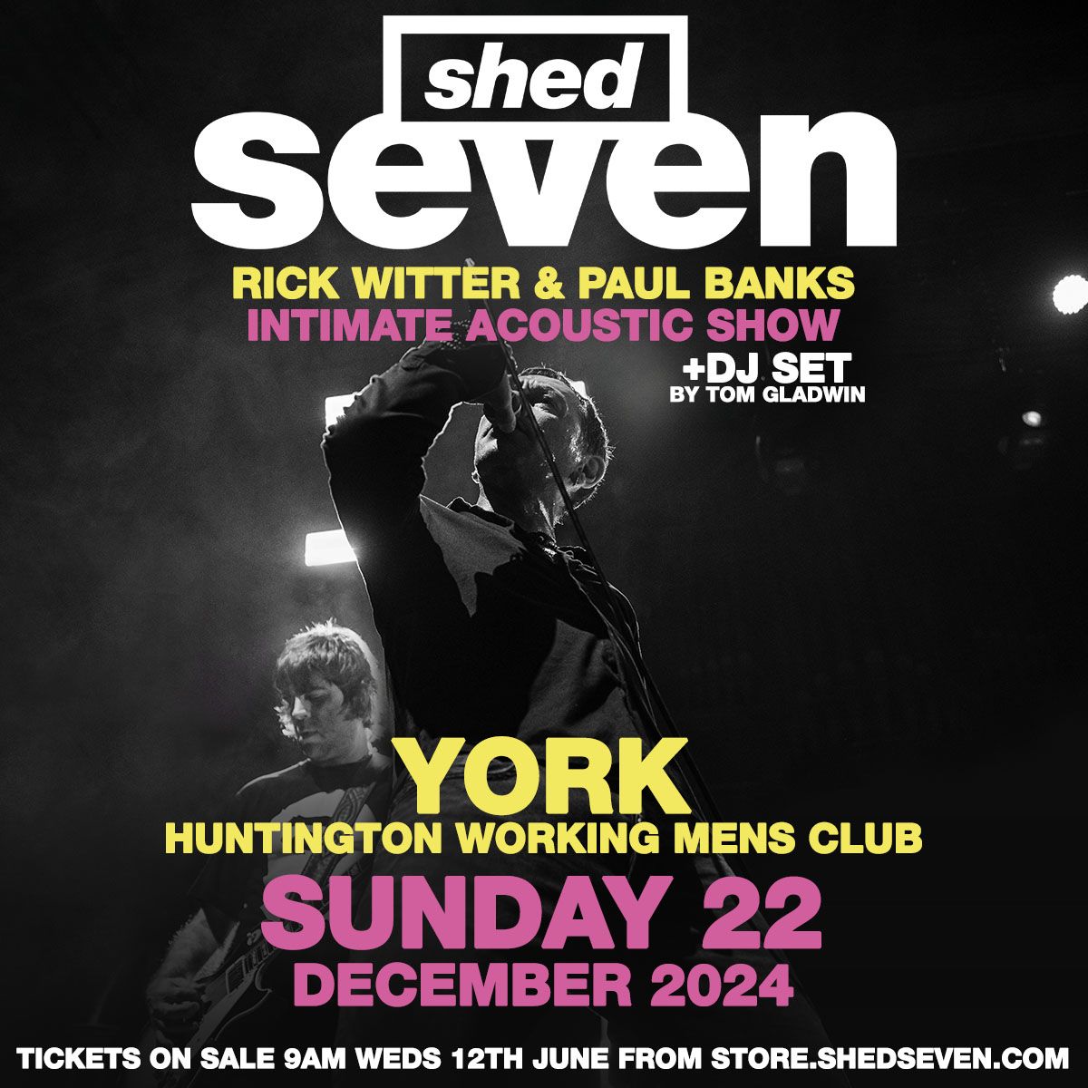 Shed Seven Acoustic - York, Huntington Working Mens Club