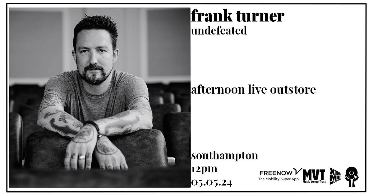 Sold Out - Frank Turner - Undefeated - Vinilo Afternoon Outstore