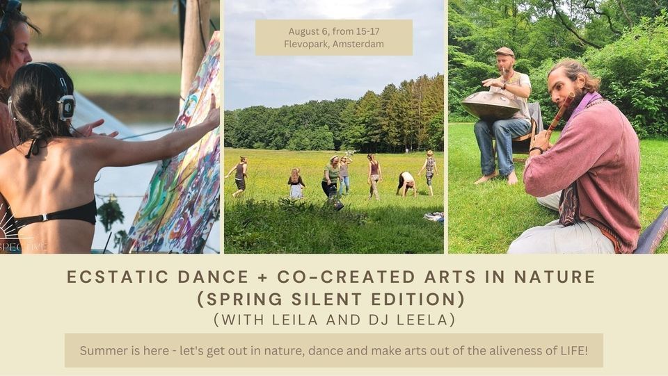 Silent Ecstatic Dance + Co-created Arts in Nature (Flevopark, Donation-Based)