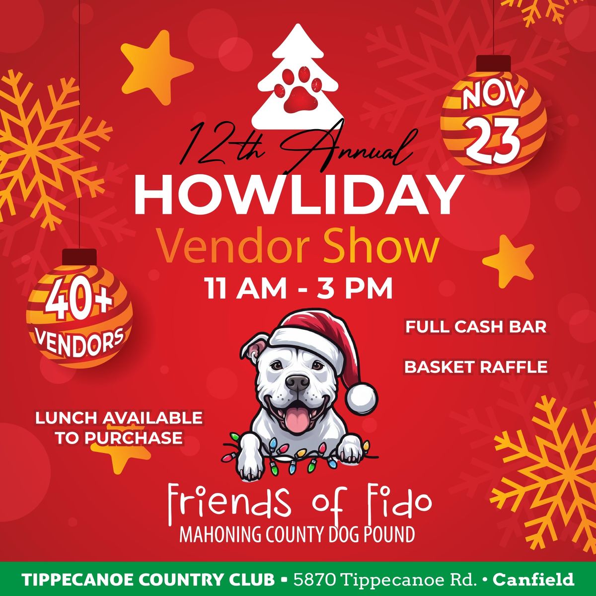 Friends of Fido 12th Annual Howliday Vendor Show