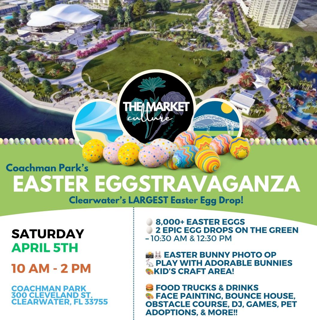 Easter Eggstravaganza @ Coachman Park! (April 5 Egg Hunt)