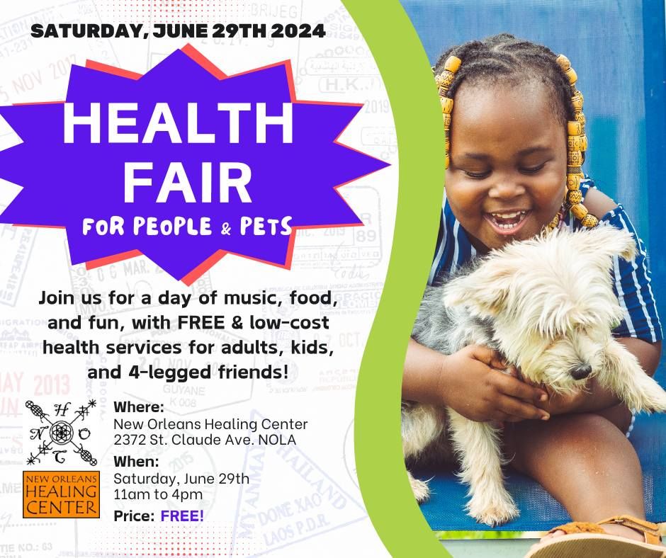 Health Fair For People & Pets