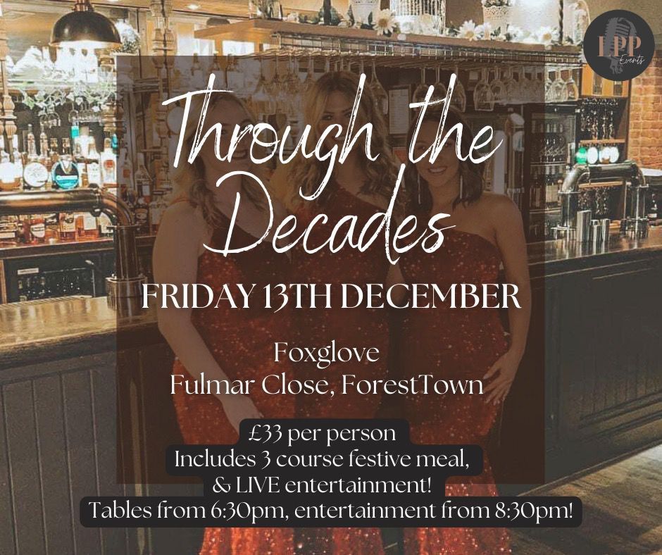 Through the decades festive party night