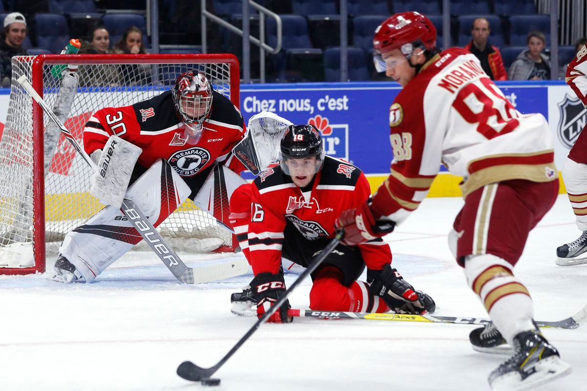 Acadie Bathhurst Titan at Quebec Remparts