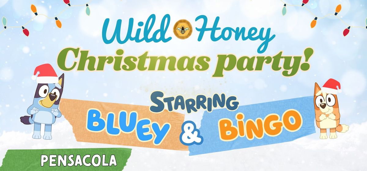 Meet Bluey & Bingo at Wild Honey Frozen Yogurt! Pensacola, Florida