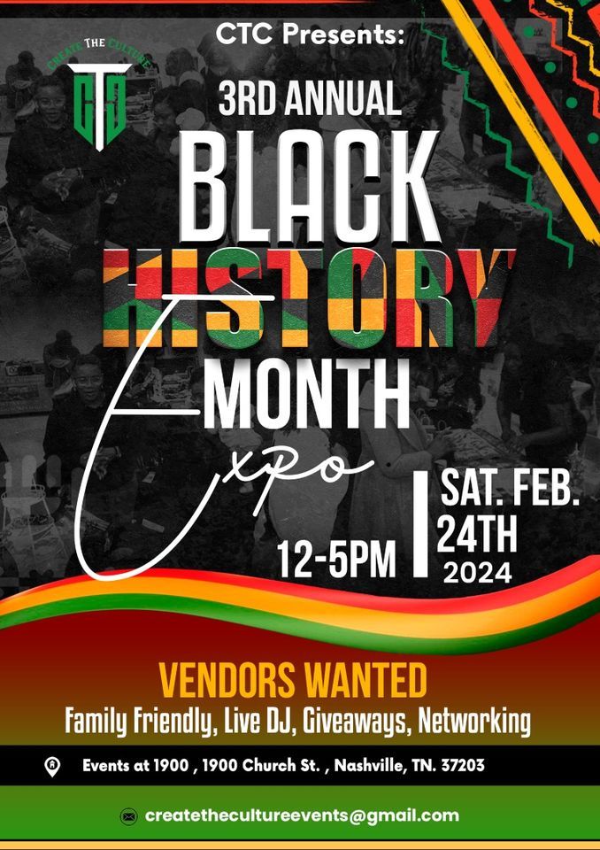 CTC 3rd Annual Black History Month Expo
