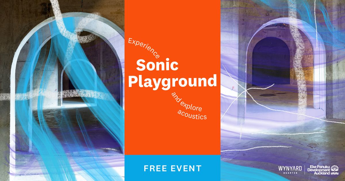 Sonic Playground - Part of Art Week 2024 